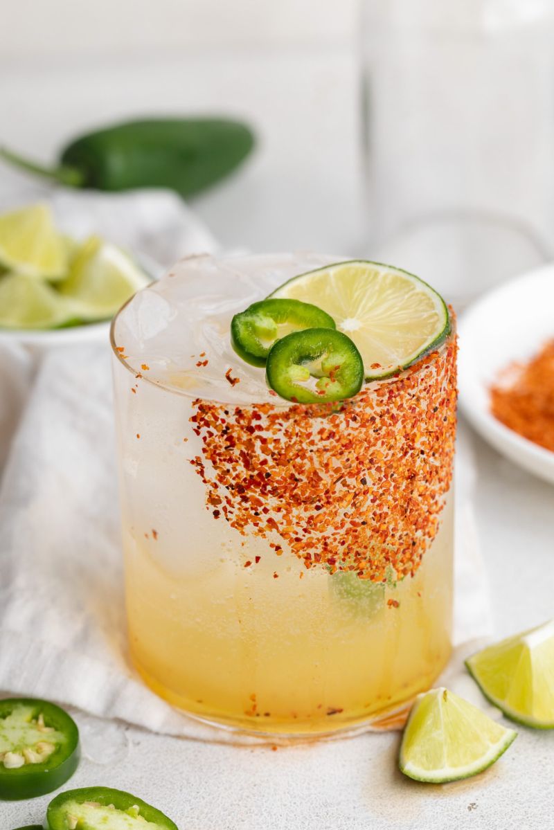 Spicy Margarita con jalapeño
